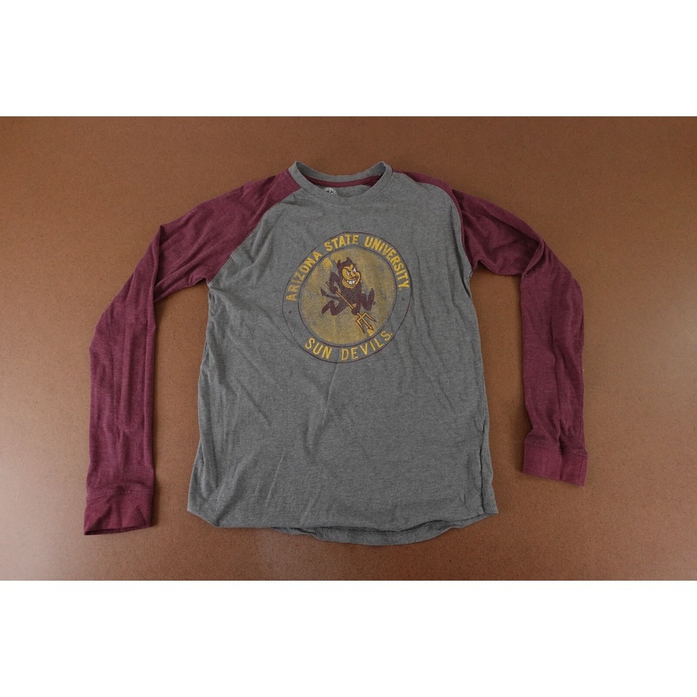 Arizona State University Rivalry Threads Men's Medium Distressed Long Sleeve Tee